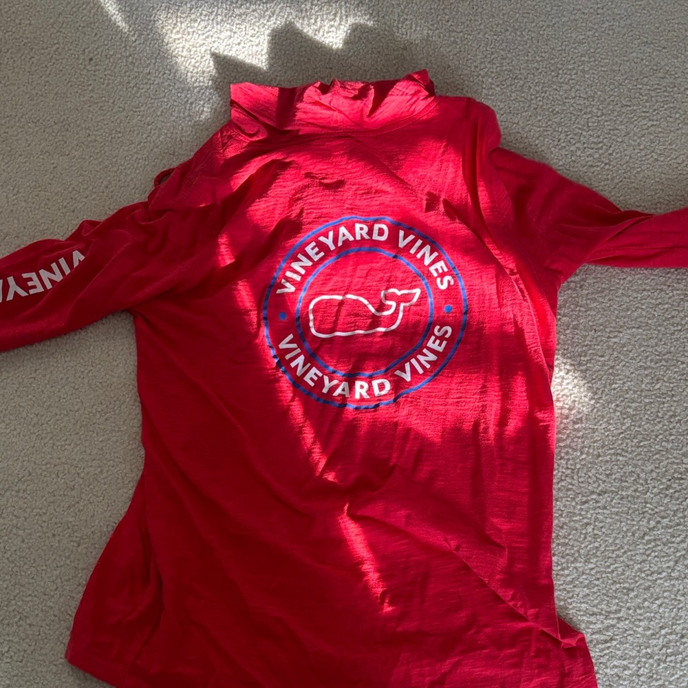 Vineyard Vines Red Graphic Long Sleeve